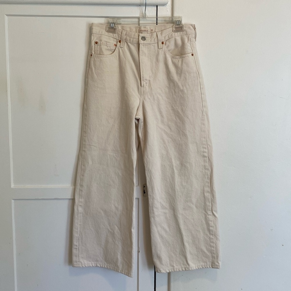 Levi’s Ribcage Wide Leg Ecru